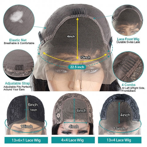 RoseHair 13x4 Lace Frontal Big Curly Affordable Brazilian Human Virgin Hair Wig