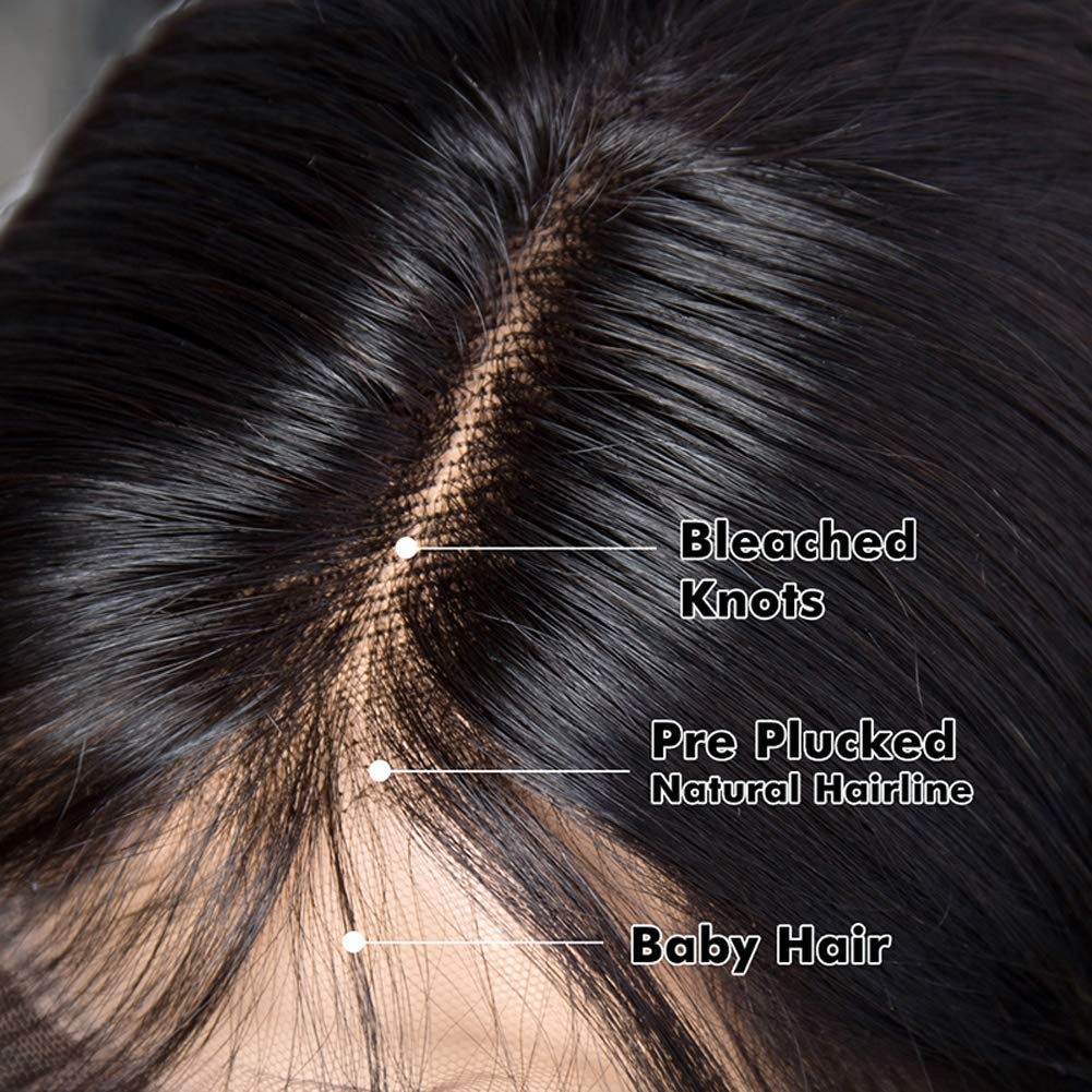 13*4 Frontal Lace Wig Side Part Short Straight Cut - Rose Hair