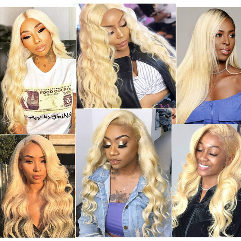 Rose Hair Transparent 13*4 Lace Front Wig Human Hair