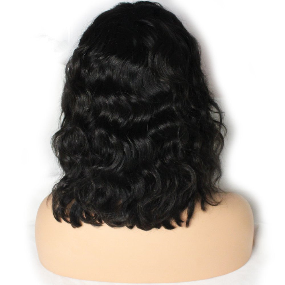 Body Wave Short Cut 13x4 Frontal Lace Wig - Rose Hair