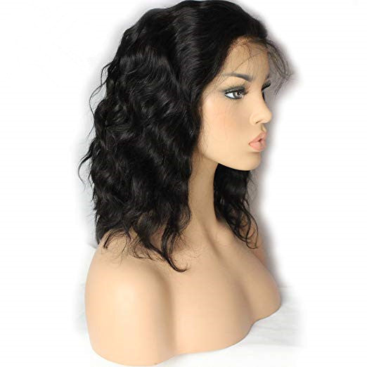 Body Wave Short Cut 13x4 Frontal Lace Wig - Rose Hair