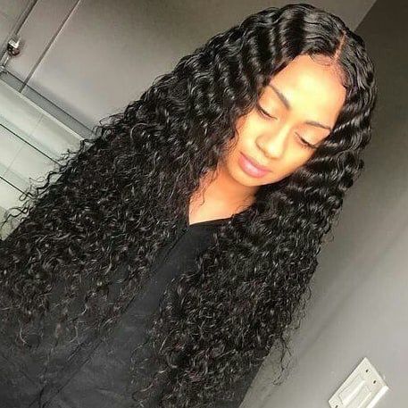 RoseHair U Part Deep Wave Wig Super Easy Affordable Human Hair Wig - Rose Hair