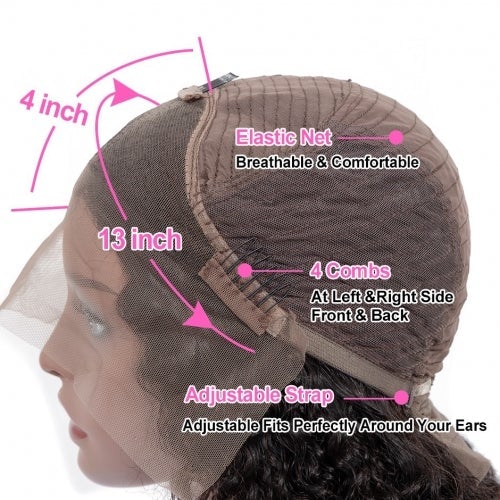 Affordable Body Wave 13x4 HD Lace Front Wig 150%-200% Density High Quality