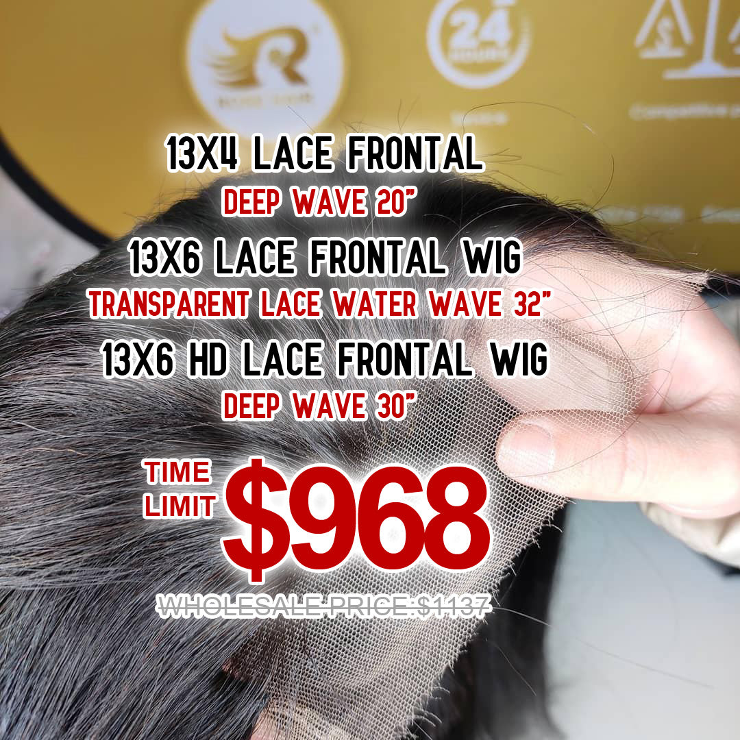 13*6 Lace Frontal Wigs 13*6 Transparent Lace & Lace Frontal Package Deal - Rose Hair