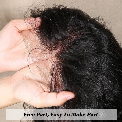 Rose Hair Water Wave 13x6 HD Lace Frontal Wigs 100% Human Hair Invisible HD Lace Wigs