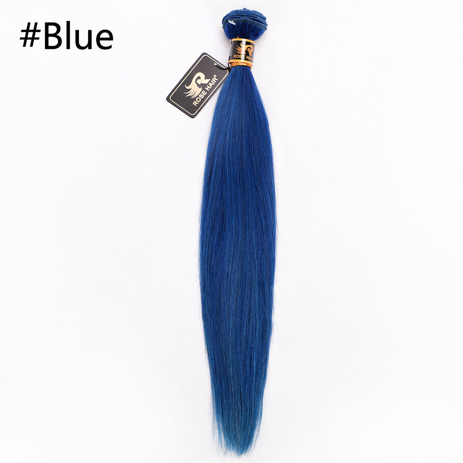 10A Grade 1PC Straight Color Best Brazilian Virgin Hair Bundles - Rose Hair