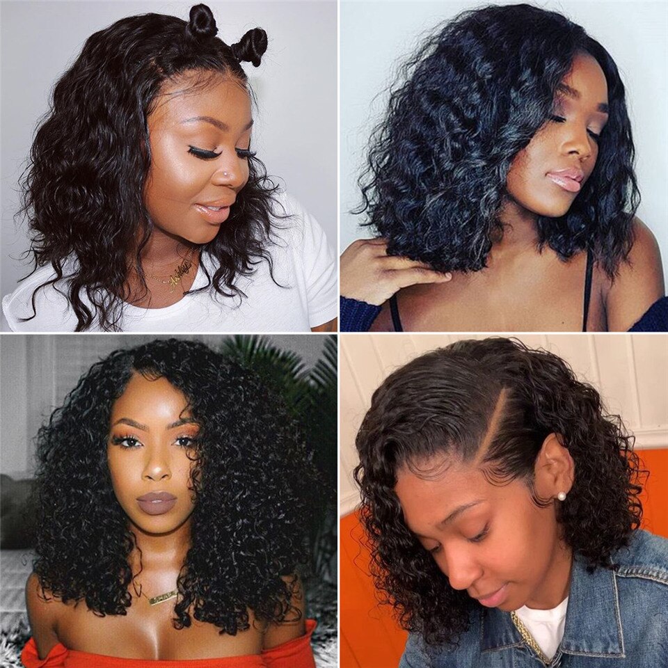 RoseHair Pre Plucked Best Brazilian Human Hair Bob Wig 180% High Density All Texture - Rose Hair