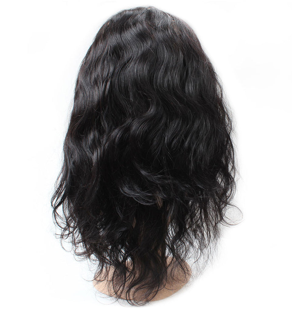 1PCS Brazilian Virgin Light Brown 360 Lace Frontal Pre Plucked All Texture - Rose Hair