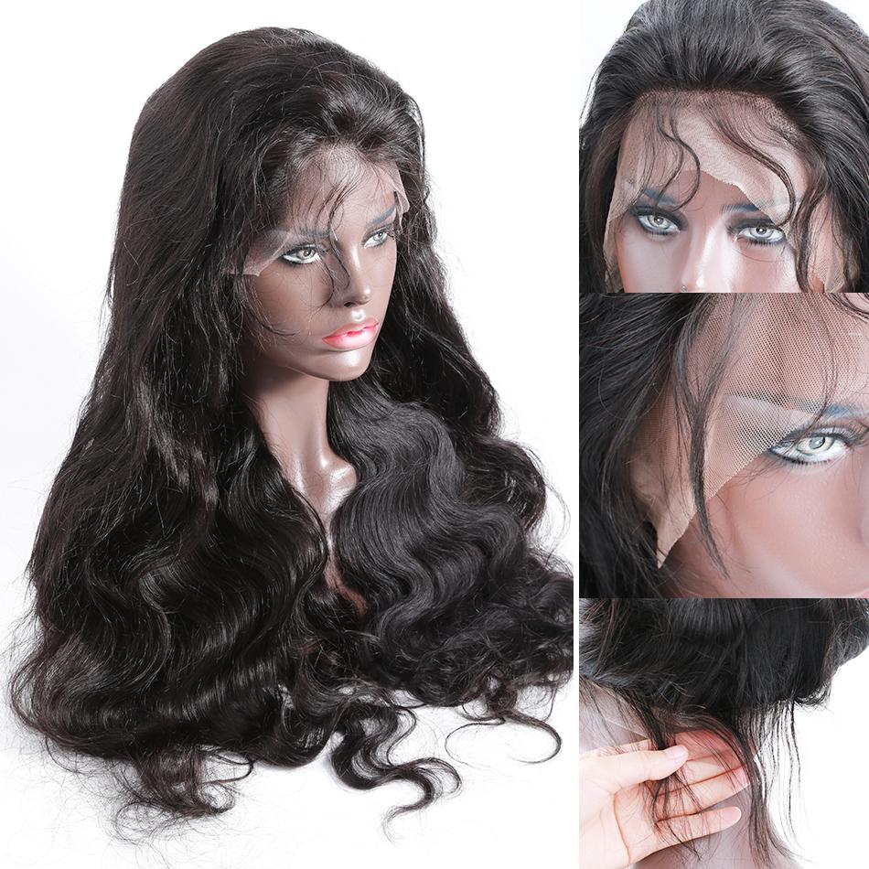 Luvness Real Undetectable Transparent Body Wave 13x4 Lace Front Glueless Wig 100% Human Hair Wig - Rose Hair