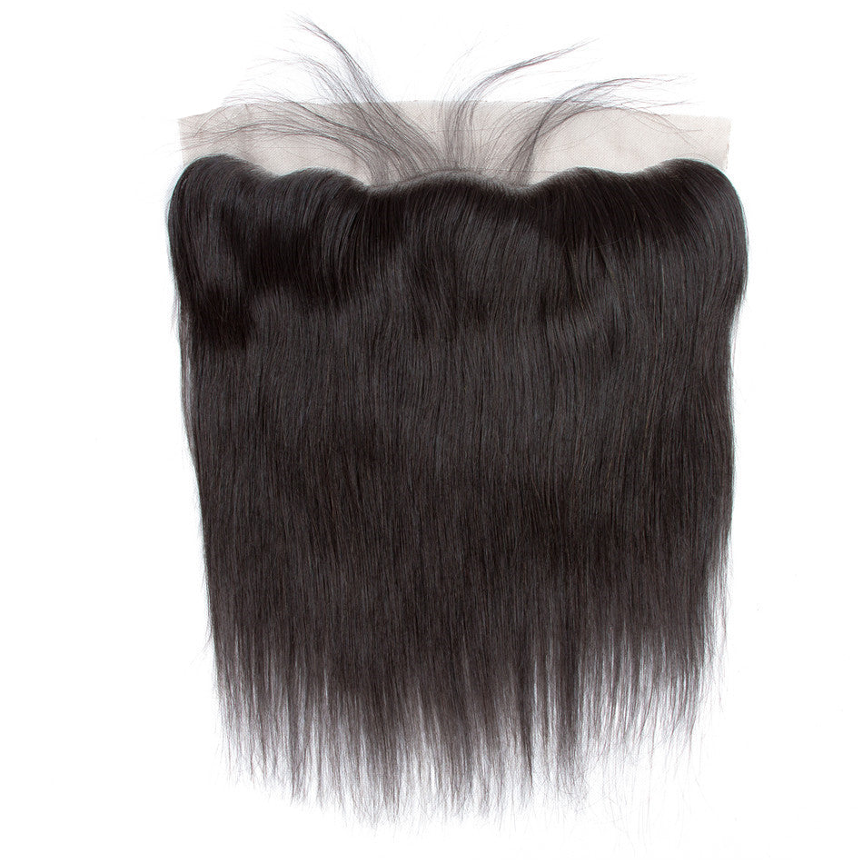 1PCS Brazilian Virgin Straight Pre Plucked 13x4 Lace Frontal - Rose Hair