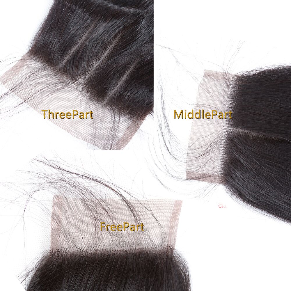 1PCS 4*4 Body Wave Lace Closure - Rose Hair