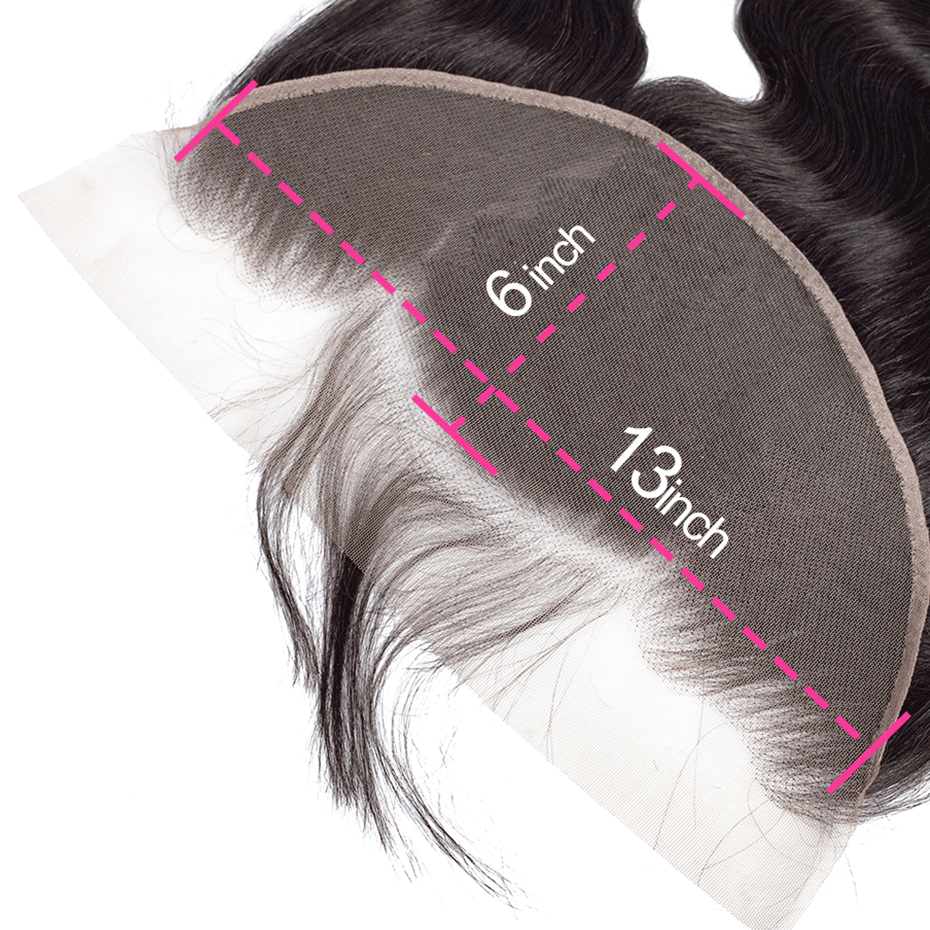 10A Grade Pre Plucked 13x6 Lace Frontal With 4 Bundles Best Brazilian Virgin Hair Weave Ear to Ear Frontal Straight Human Hair - Rose Hair