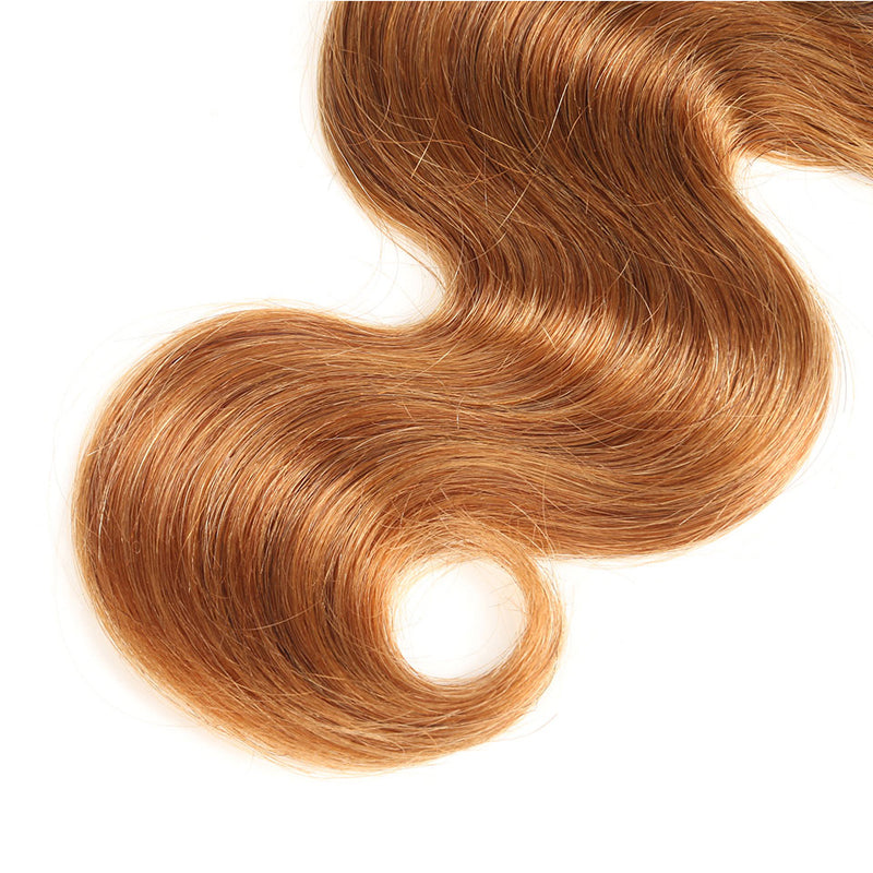10A Grade 3PCS T1B/4/30 / T1B/30 Color Best Brazilian Virgin Hair Bundles Body Wave/Straight Hair - Rose Hair