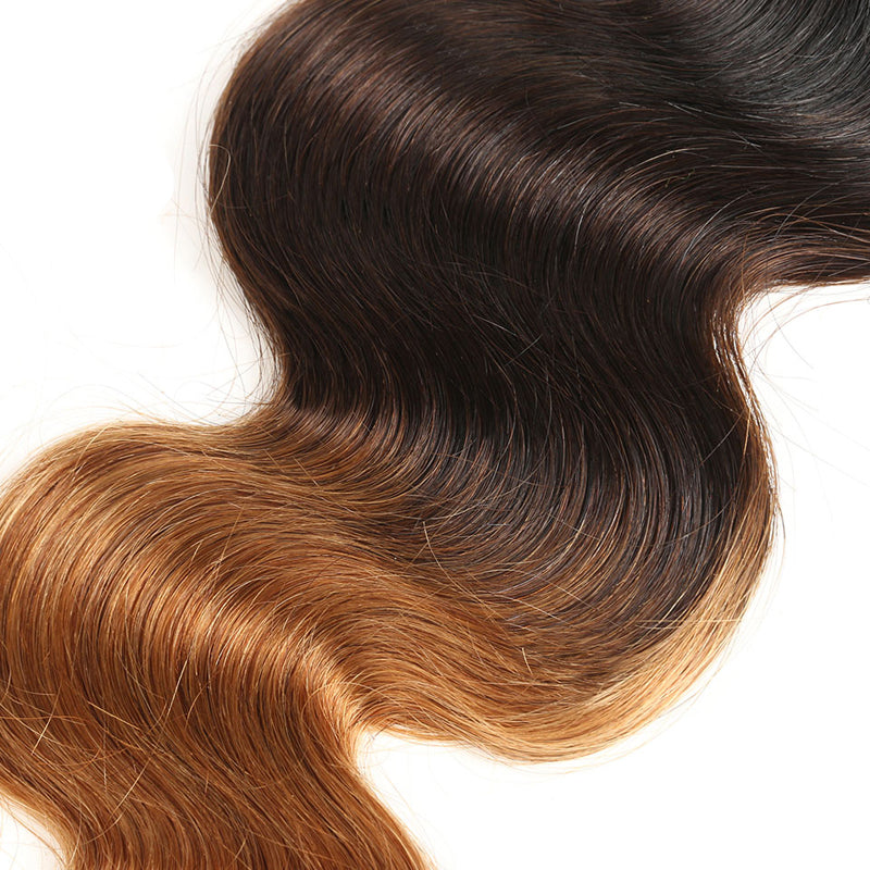 10A Grade 3PCS T1B/4/30 / T1B/30 Color Best Brazilian Virgin Hair Bundles Body Wave/Straight Hair - Rose Hair