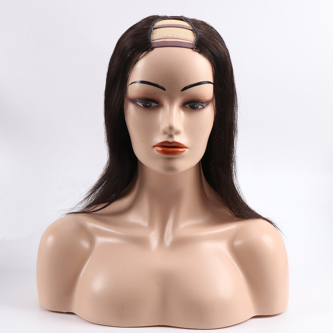 RoseHair U Part Wig Quick & Easy Affordable Human Straight Hair Wig - Rose Hair