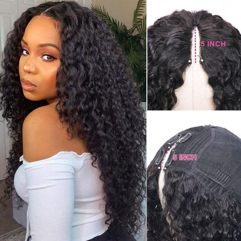 Rosehair YTber AlwaysAmeera Recommendations Jerry Curly Vpart Wigs Real Scalp No Leave Out Great Protective Wigs