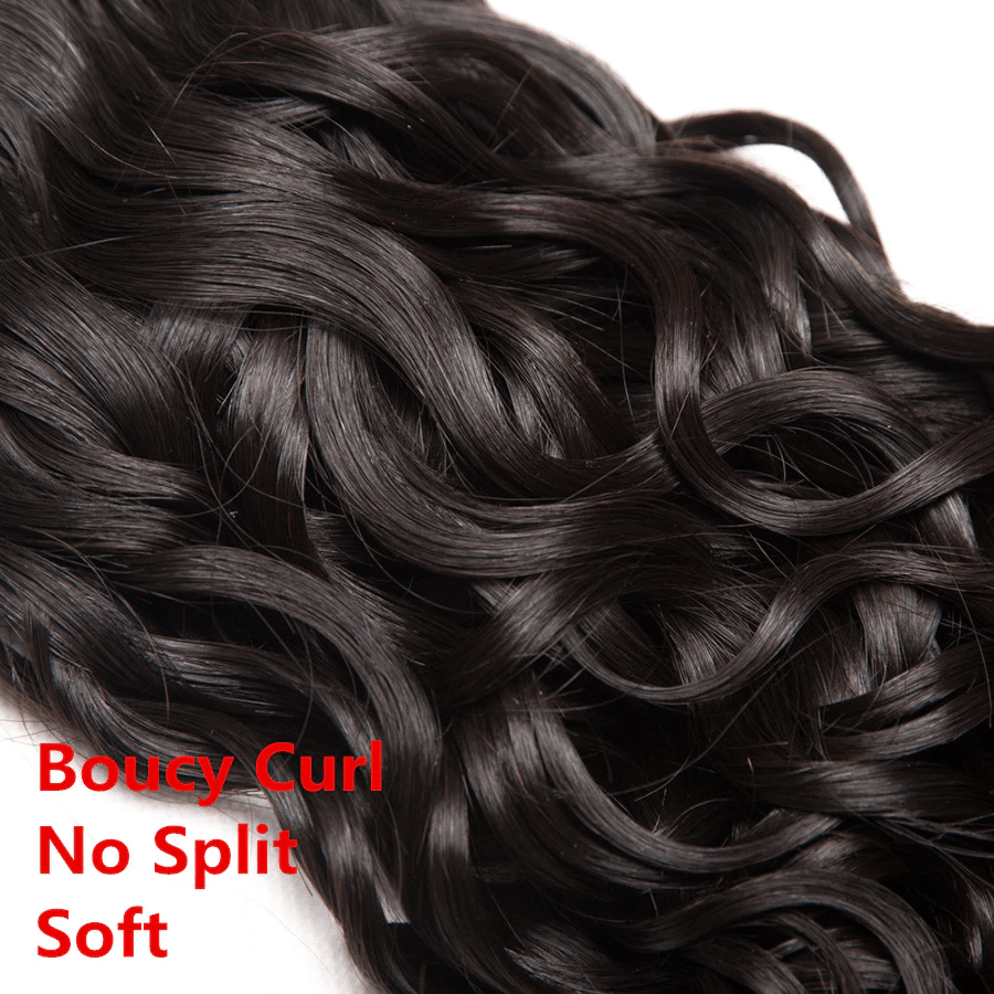 10A Grade 3PCS Water Wave Best Brazilian Virgin Hair Bundles - Rose Hair
