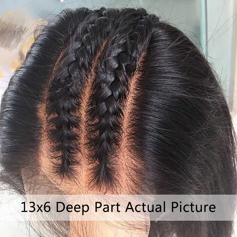 150% Density Affordable Best Human Virgin Hair 13x6 Lace Front Wig - Rose Hair
