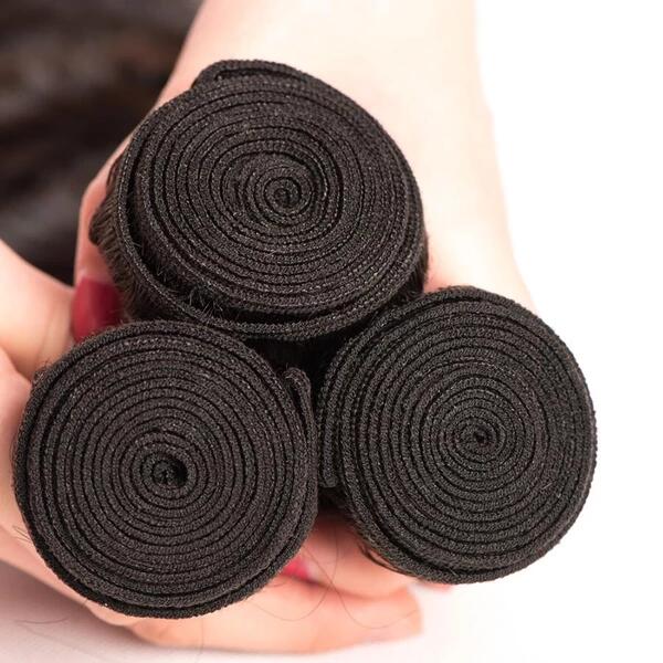 Rosehair 10A Grade Brazilian Kinky Curly 3 Bundles Virgin Hair With 4*4 Lace Closure - Rose Hair