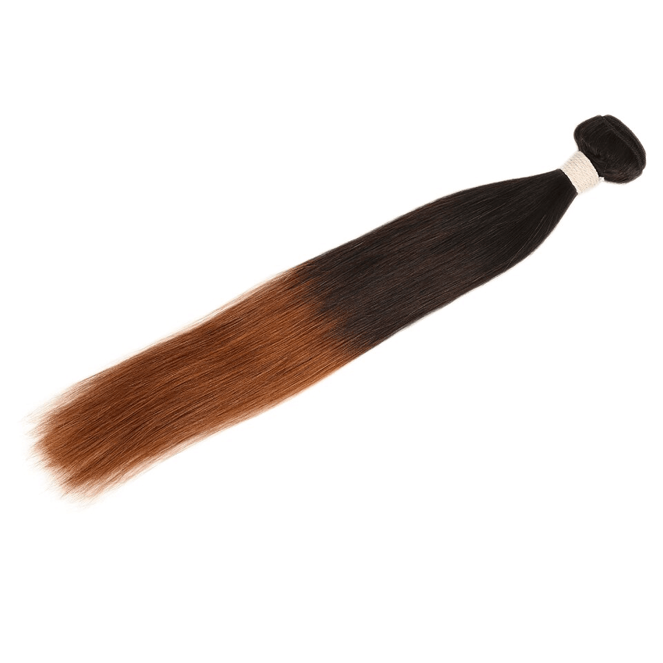 10A Grade 3PCS T1B/4/30 / T1B/30 Color Best Brazilian Virgin Hair Bundles Body Wave/Straight Hair - Rose Hair