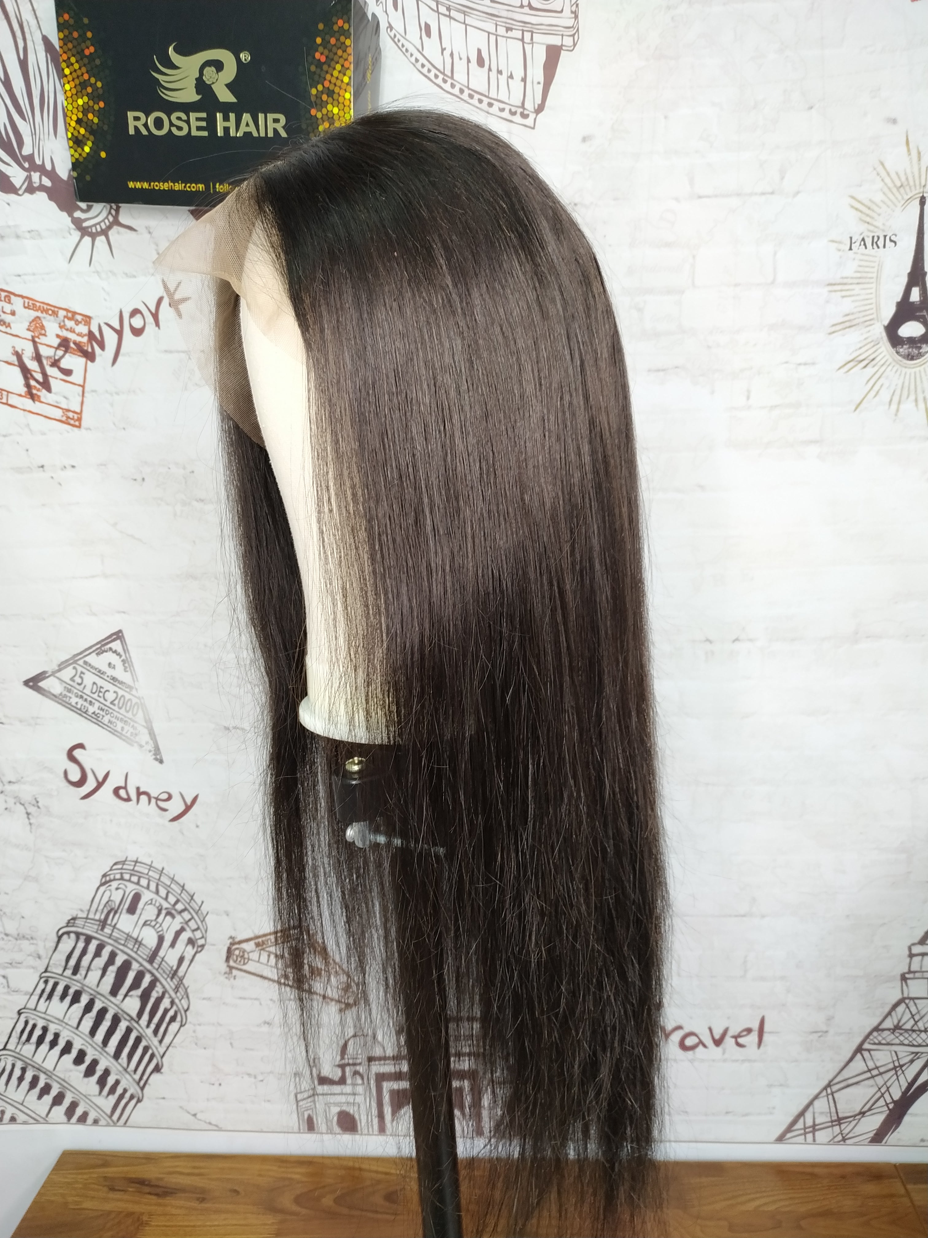 RoseHair Real Transparent 360 Lace Wig Pre Plucked Swiss Lace Best Human Virgin Hair - Rose Hair