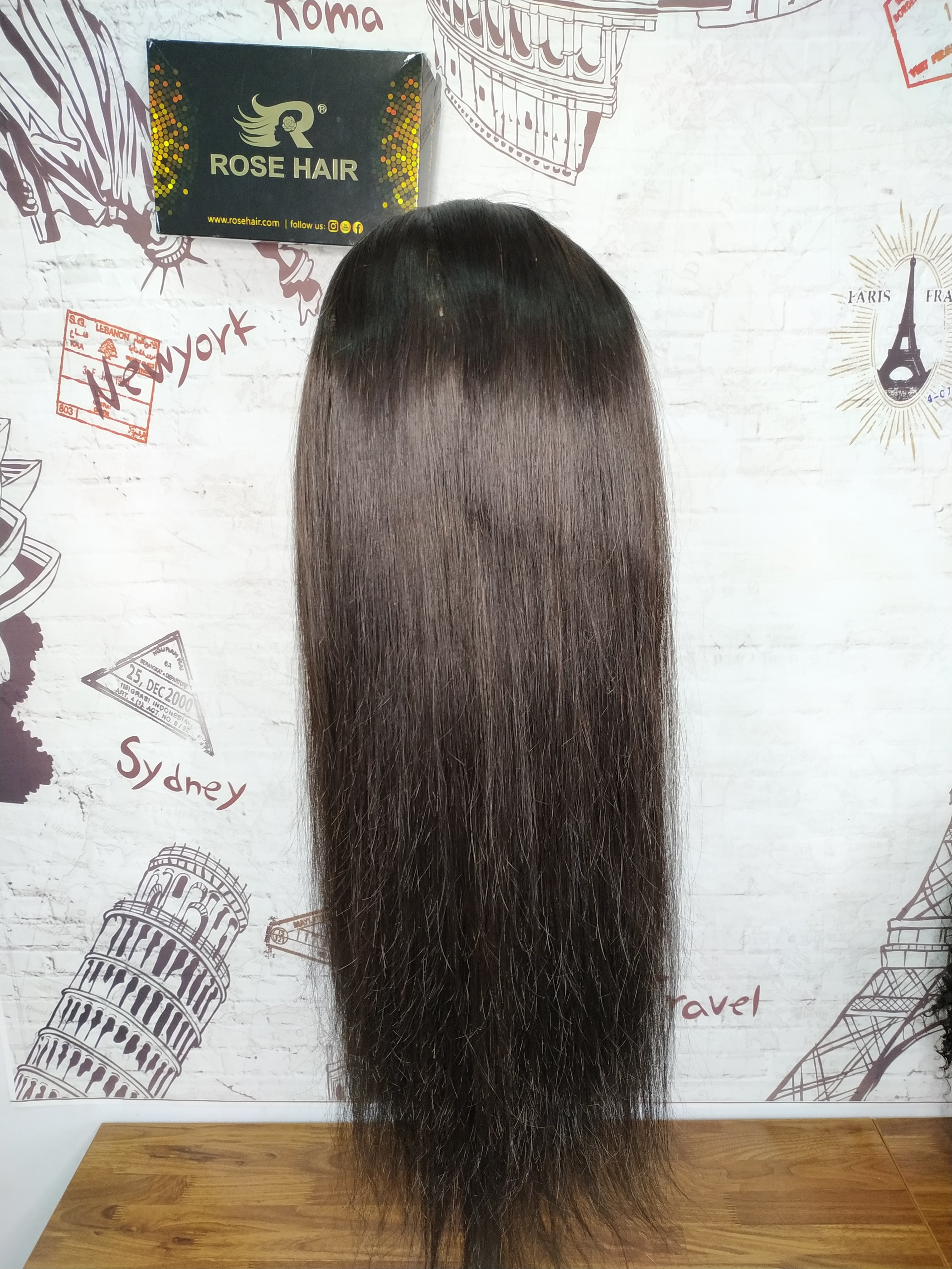 RoseHair Real Transparent 360 Lace Wig Pre Plucked Swiss Lace Best Human Virgin Hair - Rose Hair