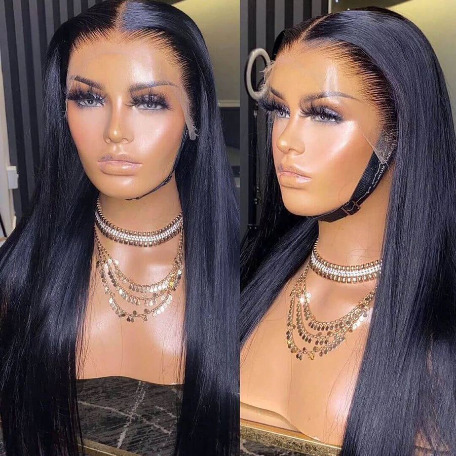 13x6 Tranparent HD Lace Front Wig Body Wave Hair/Straight Hair Pre Plucked With Baby Hair Natural Hairline Glueless Wig Rose Hair