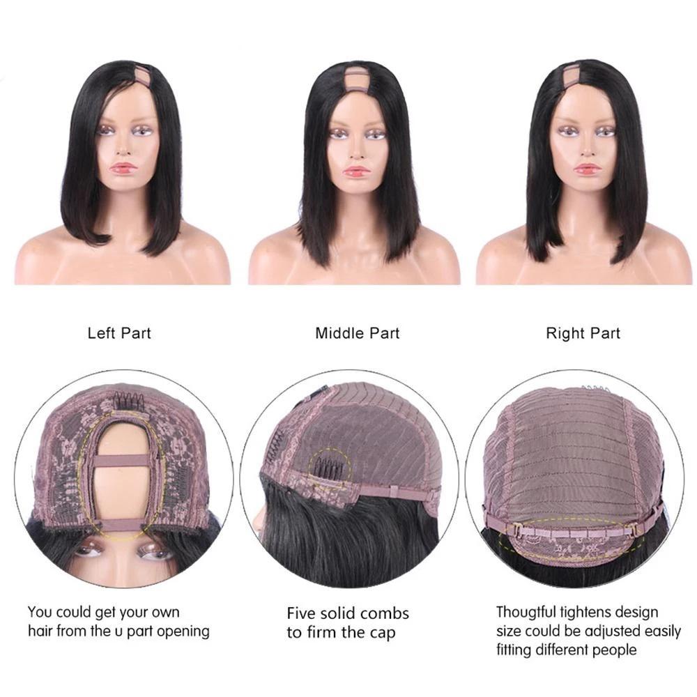 RoseHair U Part Loose Wave Wig Super Easy Affordable Human Hair Wig - Rose Hair