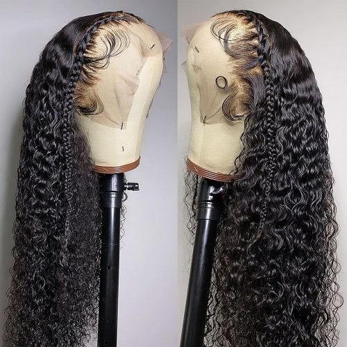 Rose Hair Water Wave/Kinky Curly/Yaki 13x4 HD Swiss Invisible Transparent Lace Frontal Wig