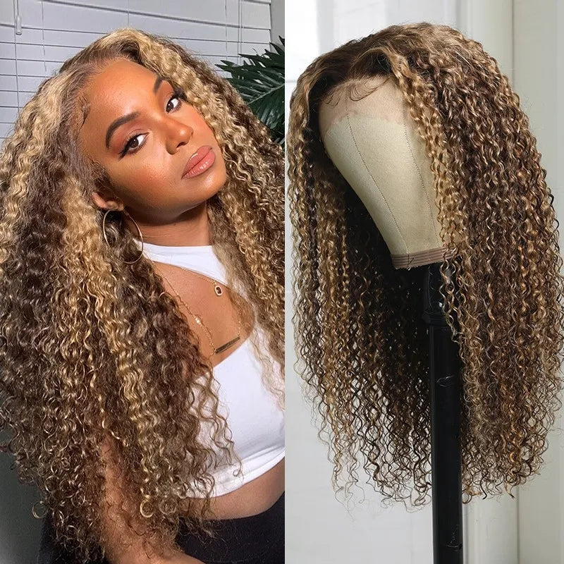 Highlight Colored Wigs 13x4 Lace Front Wigs 412