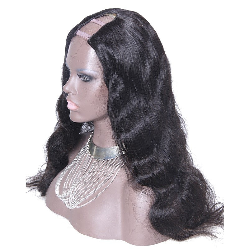 RoseHair U Part Body Wave Wig Super Easy Affordable Human Hair Wig - Rose Hair