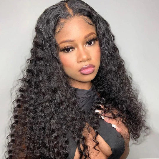 Brazilian Hair 6x6 HD Skin Melt Lace Wigs Deep Wave 100% Human Hair