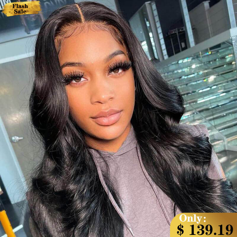 Body Wave Human Hair 5x5 HD Lace Closure Wigs Pre Plucked With Baby Hair Natural Hairline Glueless Wig Rose Hair