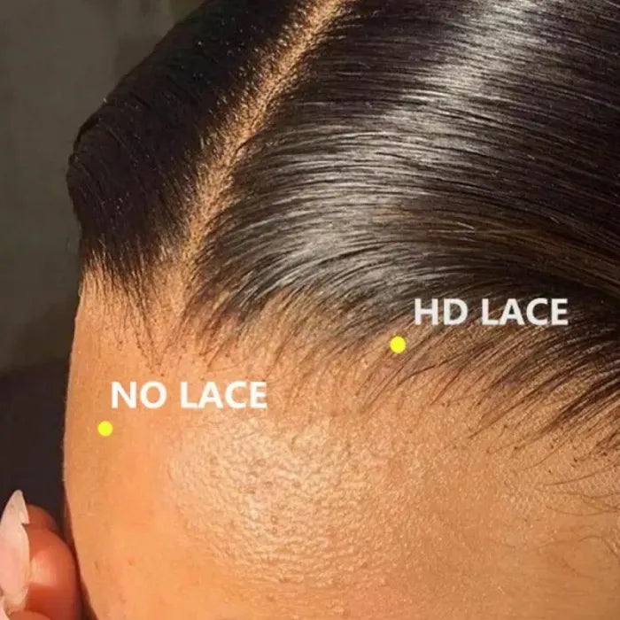 Rose Hair Natural Curly Hair 13x4 HD Glueless Lace Frontal Wig 100% Human Hair 200% Density