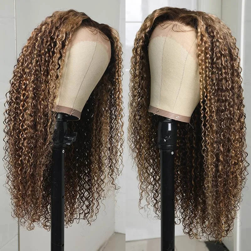 Highlight Colored Wigs 13x4 Lace Front Wigs 412