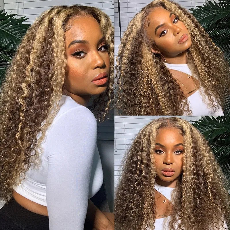 Highlight Colored Wigs 13x4 Lace Front Wigs 412