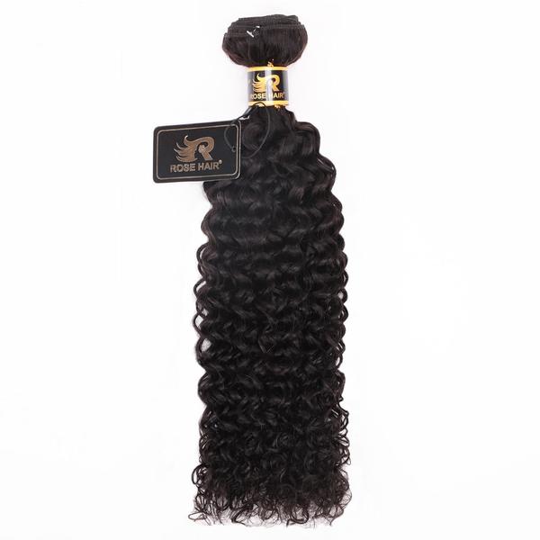 10A Grade 4PCS Kinky Curly Best Brazilian Virgin Hair Bundles - Rose Hair