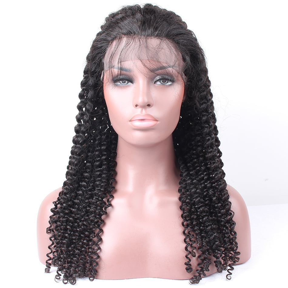 Pre Plucked Swiss 360 Lace Kinky Curly Wig Best Brazilian Human Virgin RoseHair Wig - Rose Hair