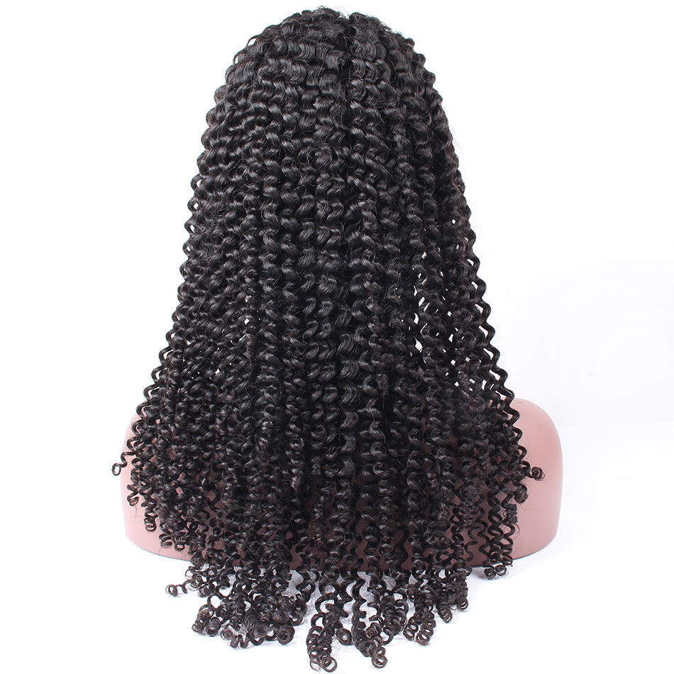 Pre Plucked Swiss 360 Lace Kinky Curly Wig Best Brazilian Human Virgin RoseHair Wig - Rose Hair