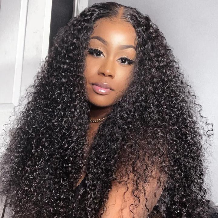 RoseHair 13*6 Glueless Lace Frontal Wig Small Bouncy 100% Human Hair Wig All Texture - Rose Hair