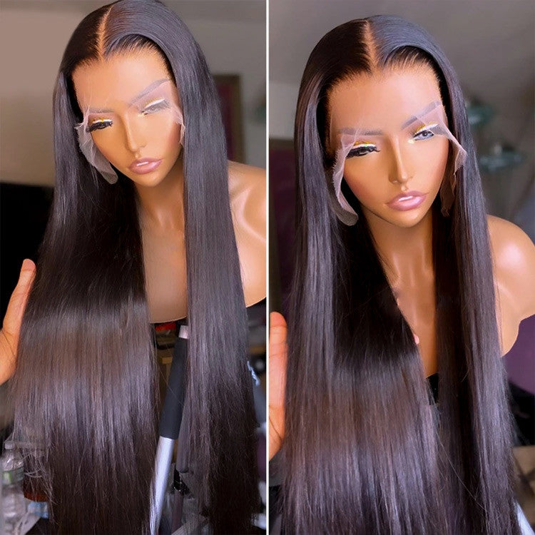 Rose Hair 13x6 HD Lace Frontal Wigs Straight Human Hair Invisible HD Lace Wigs