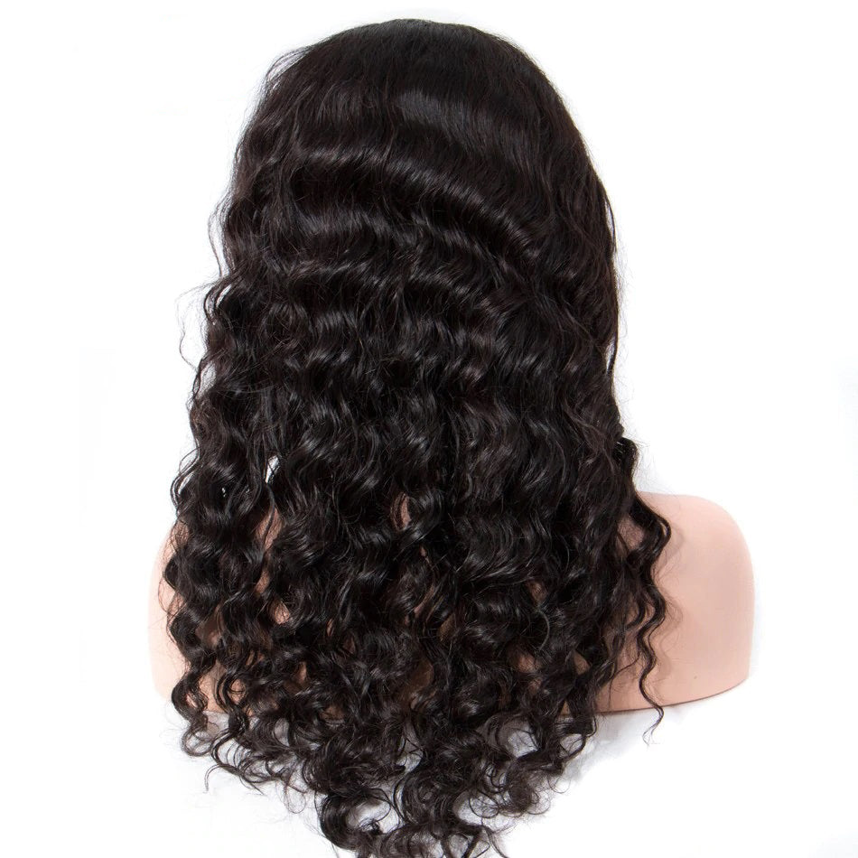 Rose Hair Loose Wave Best Brazilian Virgin Human Hair Full Lace Gorgeous Soft Hair Wig - Rose Hair