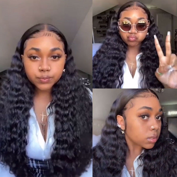 RoseHair 13x4 Lace Frontal Loose Wave Affordable Brazilian Human Virgin Hair Wig