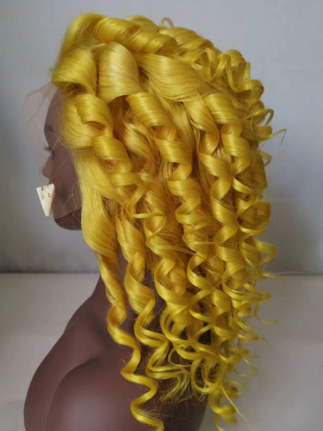 Rose Hair Human Brazilian Virgin Hair 13*4 Lace Frontal Wig Orange Color Hair The Same As The Hairstyle In The Picture - Rose Hair