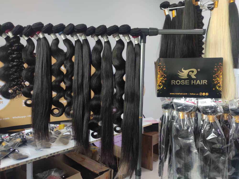 Rose Hair 15A Grade Hair Bundles All Textures Package Deal with Eyelashes