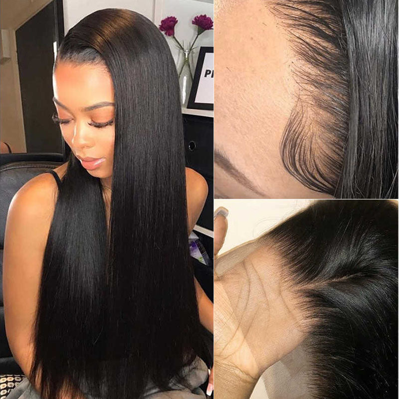 Real Undetectable Transparent Lace Color Best Full Lace Wig 100% Human Virgin Hair Wig All Remy Hair Swiss Lace Wig All Texture - Rose Hair