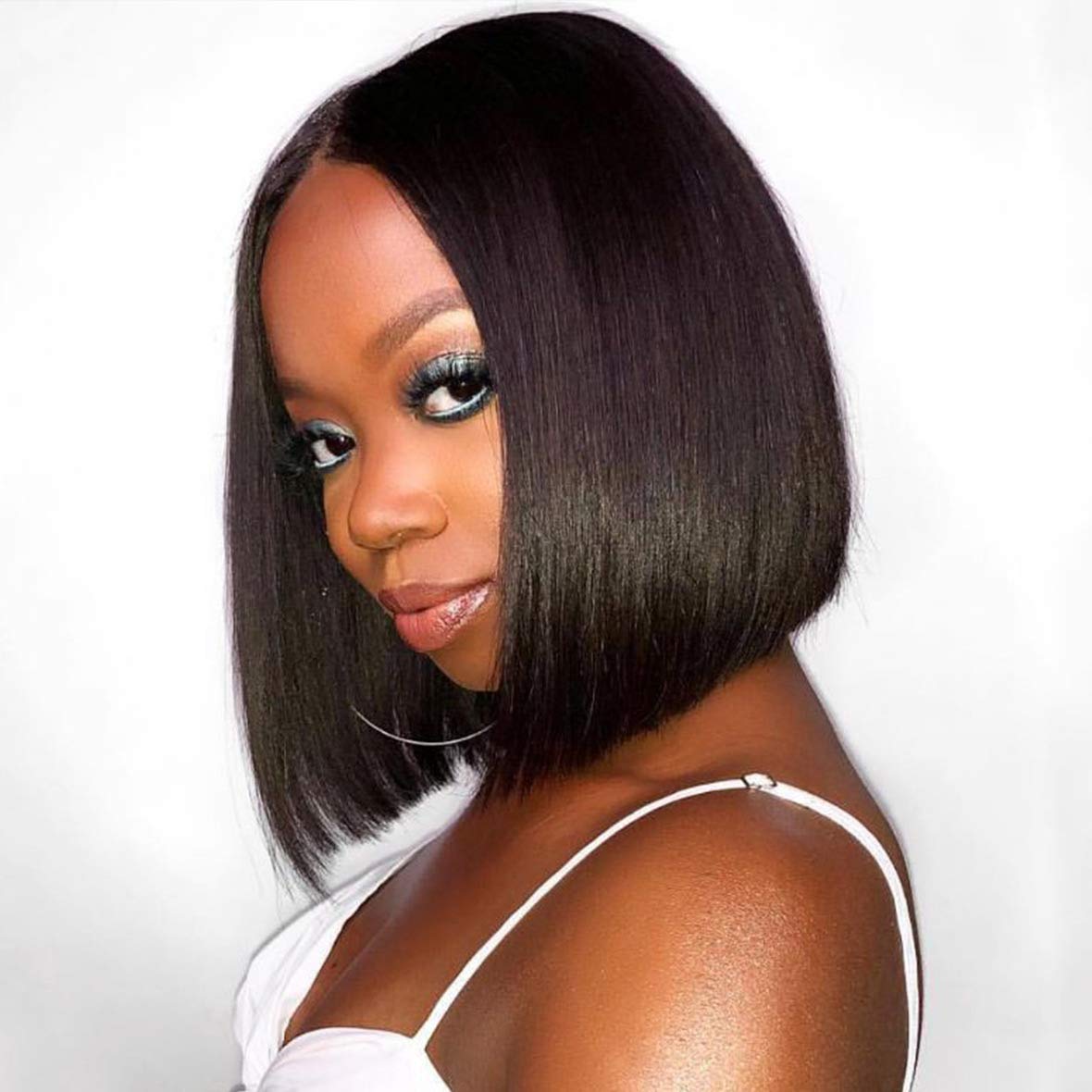 RoseHair Pre Plucked Best Brazilian Human Hair Bob Wig 180% High Density All Texture - Rose Hair
