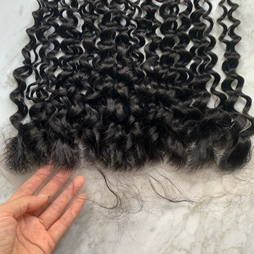 RoseHair 13*4 HD Lace Frontal Invisible Knots Human Virgin hair All Texture - Rose Hair