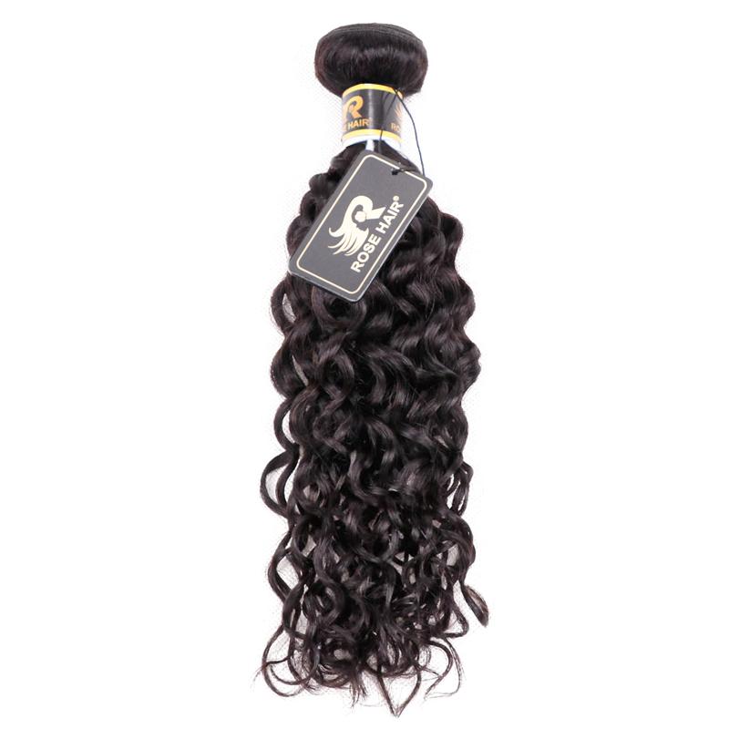 10A Grade 3 Bundles Brazilian Virgin Hair With 1 PCS Per Plucked 13*4 HD Lace Frontal All Texture - Rose Hair