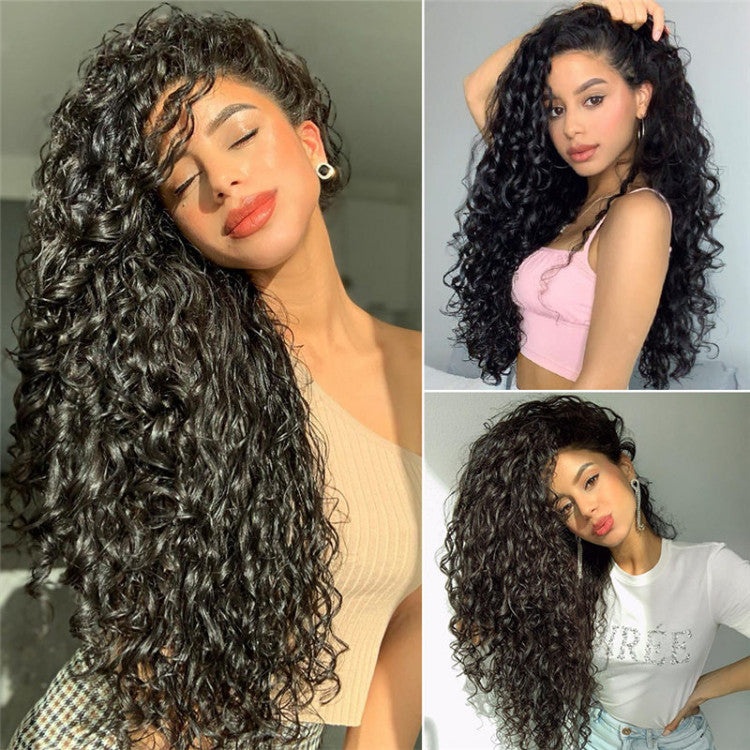 4x4 Glueless Lace Closure Wig Big Bouncy 100% Human Hair Wig All Texture